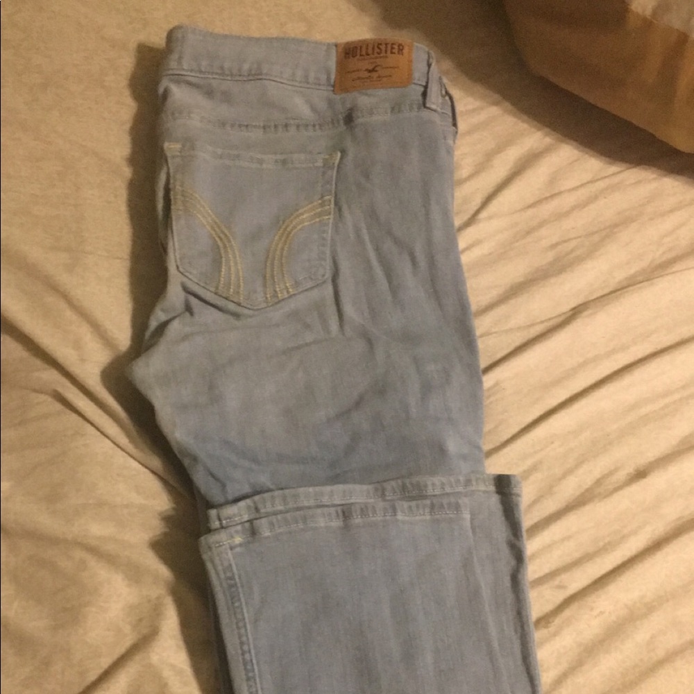 Light wash hollister boot cut jeans